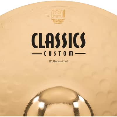 Meinl CLASSICS CUSTOM BRILLIANT 16" MEDIUM CRASH image 5