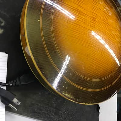 Washburn B16  5-String Banjo 1970's - Sunburst image 9