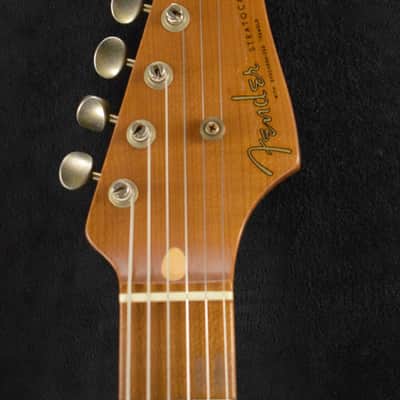 Mint Fender Limited Edition 1954 Roasted Stratocaster Journeyman Relic Natural Blonde 1-Piece Roasted Quartersawn Maple Fingerboard image 6