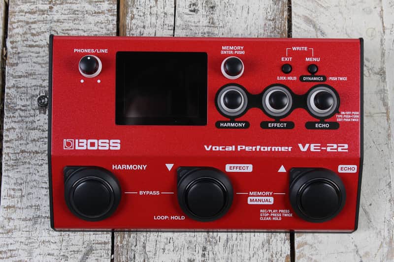 Boss VE-22 Vocal Performer Effects Processor Vocal Effects and Looper Pedal image 1