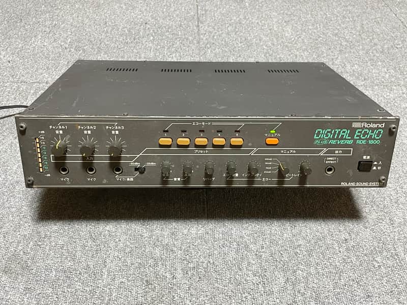 Roland RDE-1800 Analog Spring Reverb & Digital Space Echo | Reverb