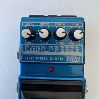 DOD FX63 Deep Freeze Bass Stereo Analog Chorus Rare Vintage Guitar Effect Pedal image 2