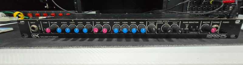 Gallien-Krueger 2000CPL Stereo Guitar Preamp 1987 - Black image 1