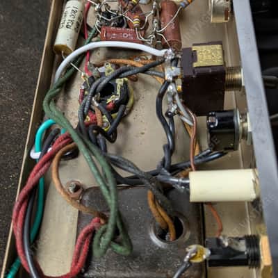 1966 Harmony H415 Amplifier – Vintage 2x12 Tube Workhorse image 15
