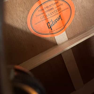 Gibson J-45 '50s Faded 2022 - Present - Faded Sunburst image 9