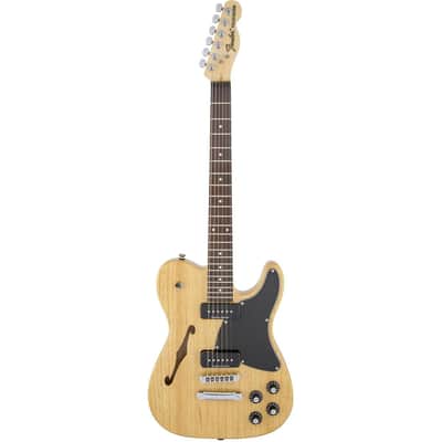 Fender Jim Adkins JA-90 Telecaster Thinline Electric Guitar, Laurel Fingerboard, Natural image 8