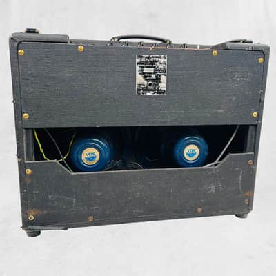 Vox AC15 Twin Bass 2x12" Combo Amplifier 1964 - Black image 11
