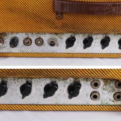 1959-1960 Fender Bassman 5F6-A Amplifier Super Clean Original Tweed! image 6