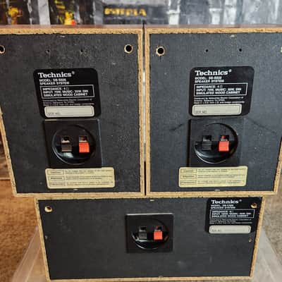 Technics Technics SB-S926  3 wired bookshelf speakers 90s  - Walnut wood veneer image 4