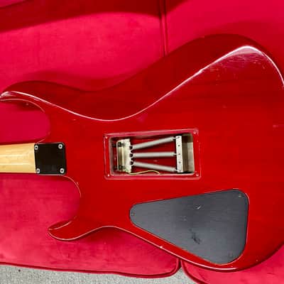 Hamer USA Diablo Electric Guitar 1990's - Transparent Red with Lace Sensors image 9