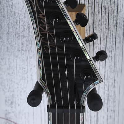 BC Rich 2019 Shredzilla Extreme Series Electric Guitar Flame Maple Trans Black image 10