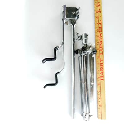Gretsch Flat-Base Snare Drum Stand #4983 Flush Tripod Vintage 50s-60s Chrome USA image 9