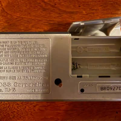 Boss TU-15 Chromatic Tuner 2002 - 2008 & 9v Boss Power Adapter image 3