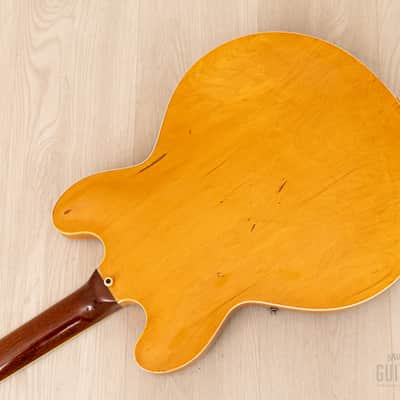 1958 Gibson ES-335 TDN Vintage Semi-Hollow Blonde Thin Top w/ PAFs, Case image 16