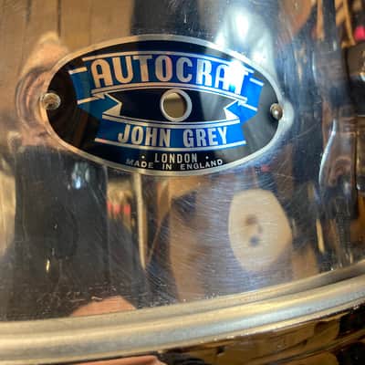 John Grey - 5x14" Autocrat Metal Snare Drum, Modified 1970's - Chrome over Steel image 2