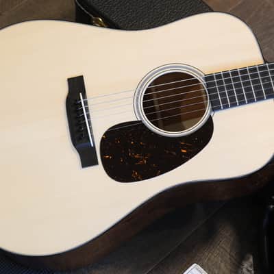 Unplayed! 2023 Martin Custom Shop D-18 Authentic Dreadnought Acoustic Guitar Natural + OHSC image 2