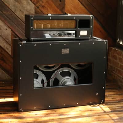 Marshall JTM45 O/S Offset Limited Edition 45-Watt 4x12" Guitar Amp Half Stack 2004 - Black / Beige image 2