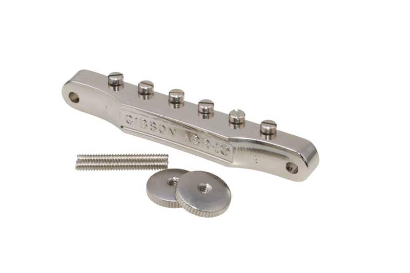 Gibson Vintage Shaped Winged Low Profile Nonwire ABR-1 Nickel plated image 1