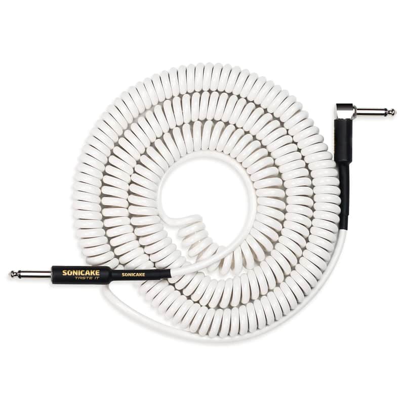 SONICAKE Coiled Guitar Cable 32ft/10M 1/4 inch Instrument Curly Cord for Guitar 2026 image 1