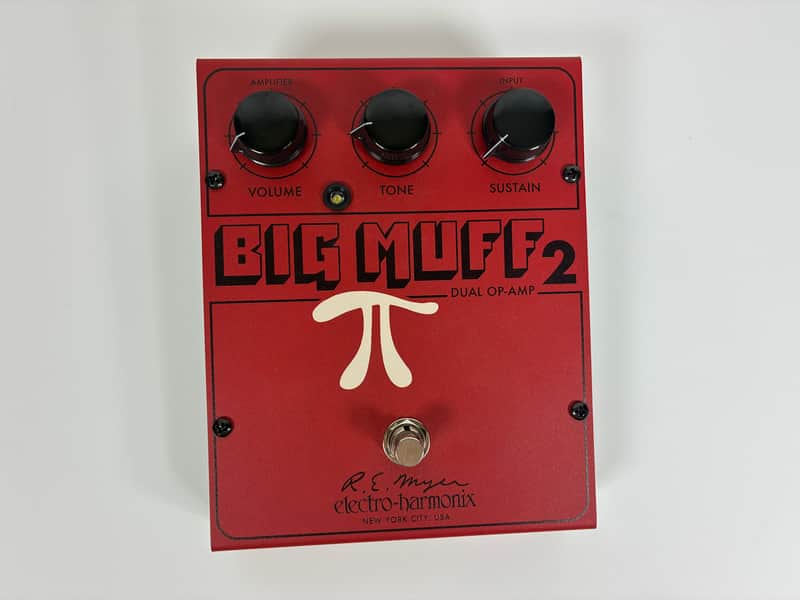 Electro-Harmonix / JHS Big Muff 2 Dual Op-Amp Fuzz - Excellent Condition with Box and Documents image 1