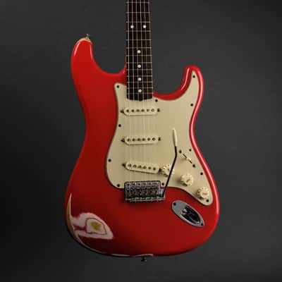 2003 Fender Mark Knopfler Stratocaster Dakota Red image 4