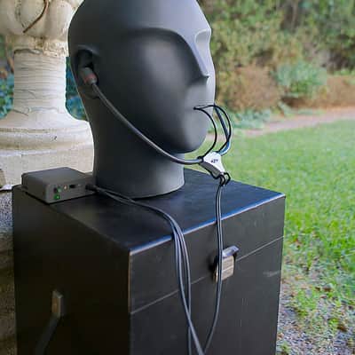 Sennheiser MKE 2002 complete binaural recording microphones system - very rare image 1