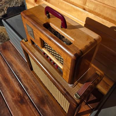 Sound Salvage "Wrecker 35" 15-watt TrainWreck Inspired Circuit Hardwood Amplifier 2026 - Walnut & Maple image 5
