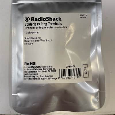 Radio Shack Solderless Ring Terminals - Package of (2) image 2