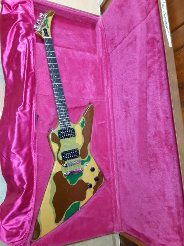 RARE 1984 Gibson Explorer Camo image 1