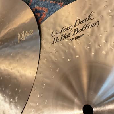 Zildjian K0945 14" K Custom Dark Hi-Hat Cymbals image 5