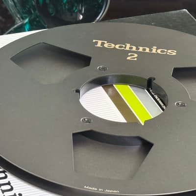 Technics Original Black metal Reel to Reel 10.5" Metal Take Up Reel 1/4" - Black image 4