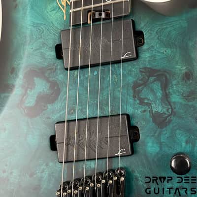 Legator Ghost G6FSS Multiscale Headless Electric Guitar w/ Bag - Dark Sapphire image 6