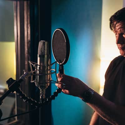 Pop Audio Studio Pop Filter Set - Black image 10