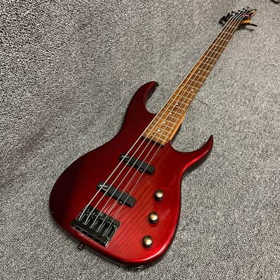 Ibanez EX Series EXB445 5-String MIK Electric Bass Metallic Red image 11