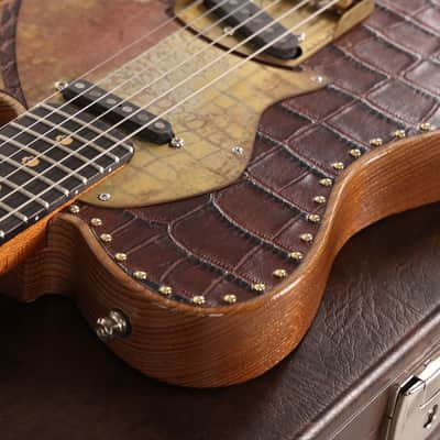 Paoletti Nancy Wine Crocodile Series Guitar 2019 image 7