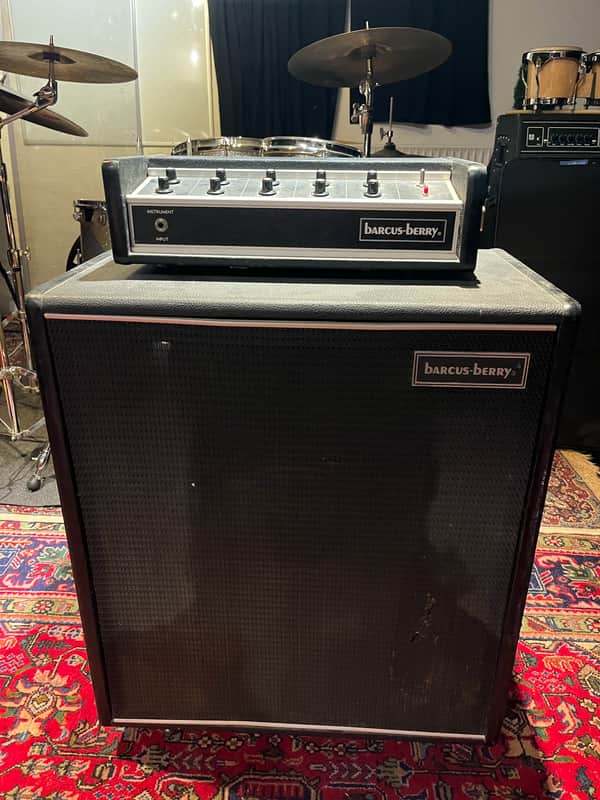 Vintage Barcus-Berry 1500A Preamp & 1602 Powered Speaker Cabinet (1977) – Rare Complete USA System image 1