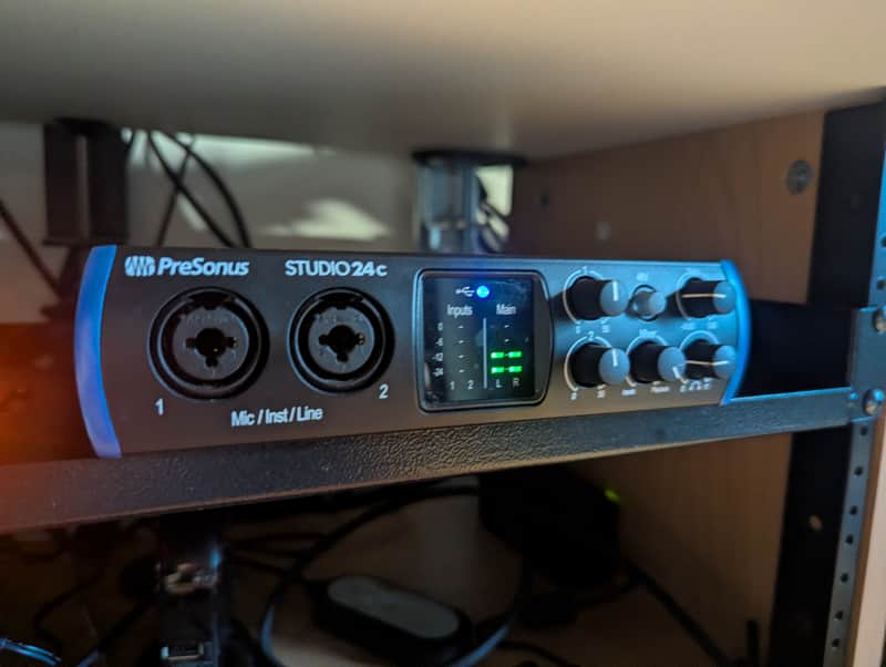 PreSonus Studio 24C 2x2 USB-C Audio / MIDI Interface