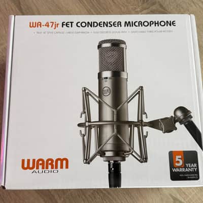 Warm Audio WA-47jr Large Diaphragm Multipattern FET Condenser Microphone 2018 - Present - Nickel image 1
