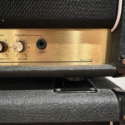 Marshall JCM 900 Model 2100 100-Watt Hi Gain Master Volume MkIII 4x12 Half Stack 1990s - Black Bild 2