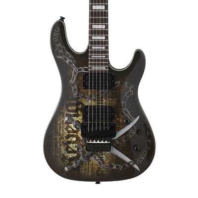 Cort KX5-FR-CQ Super Strat Floyd Rose FR Humbucker Unique Graphic