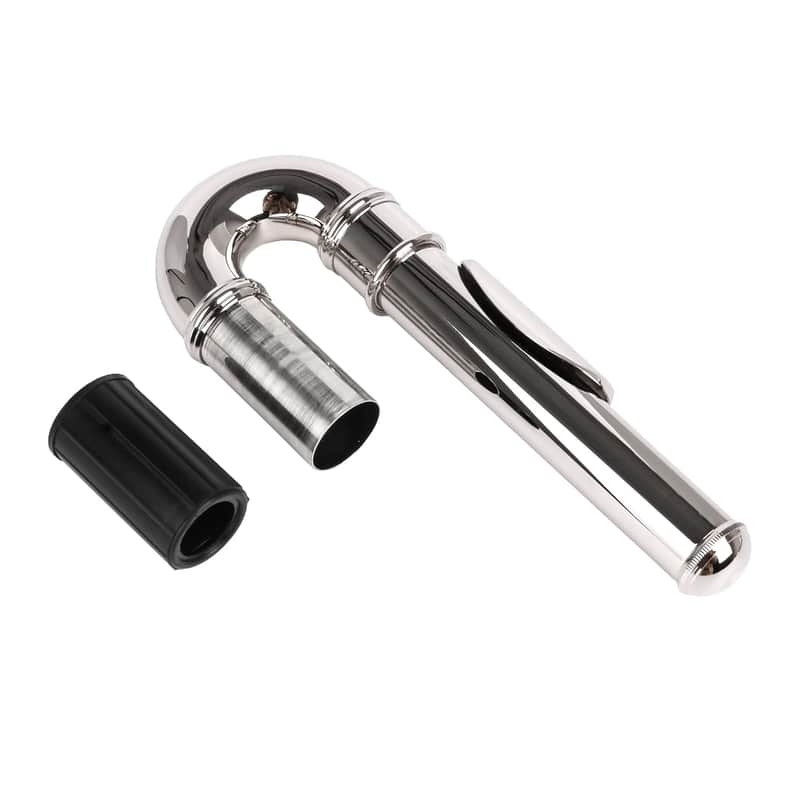 Silver Joint Diameter 0.79Inch Nickel-Plated Flute Curved Head Joint Musical Accessories image 1