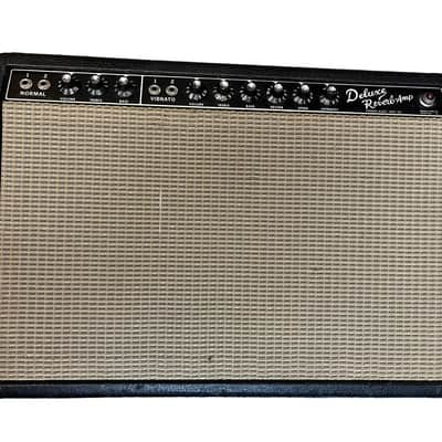 1965 Fender Deluxe Reverb AB763 -- Pre-CBS Blackface Serial A 06439 image 1