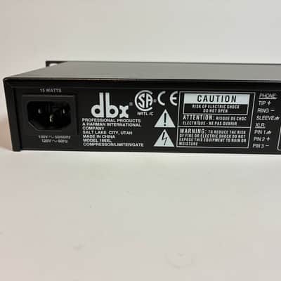 dbx 166XL Stereo Compressor / Limiter / Gate - Excellent Condition image 11