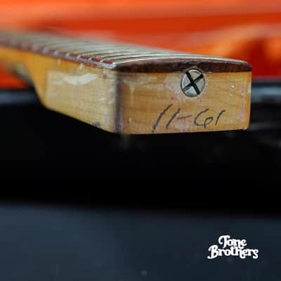 100% Original! 1961 Fender Musicmaster Sunburst image 11