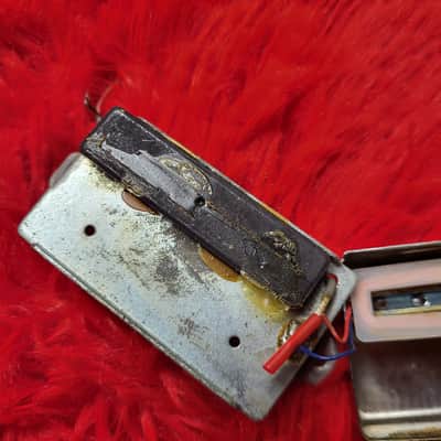 Unknown Brand Pair of Chrome Covered "Faux Buckers" Humbuckers - Possibly 1970's - 2000's - 2.98K and 3.06K - Ceramic Magnet - 49.5mm Pole Spacing - Possibly From Japan MIJ image 16