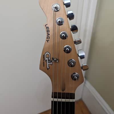 G&L Tribute Series Legacy Left-Handed Setup Righty Relic 3-Tone Sunburst with Rosewood Fretboard image 4