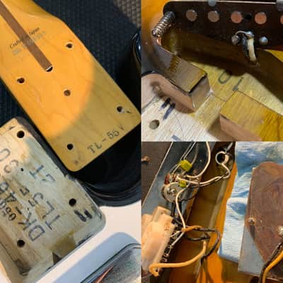 Fender TL55-80 Telecaster Reissue CIJ 2004 Sunburst Ash Body Japan USA Pure Vintage Pickups w/ Bag image 25