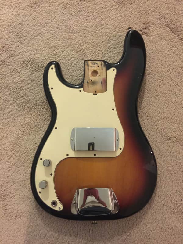 Price Drop! American Fender Precision bass body with EMG GZR pickups image 1