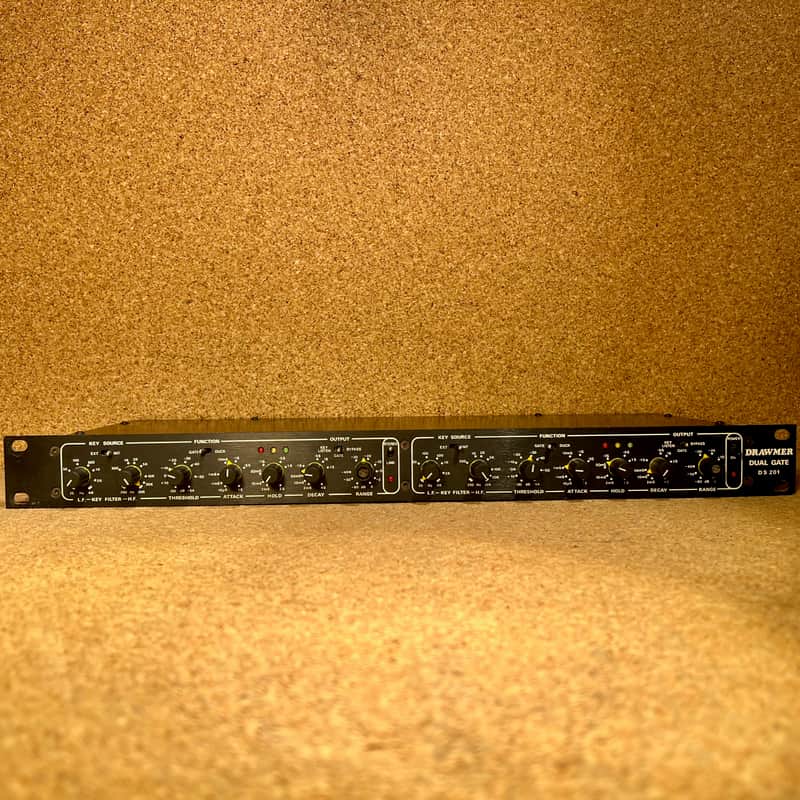 Drawmer DS201 Dual Gate – 110v/220v – 1/4" Jack Version – Serviced – Warranty image 1