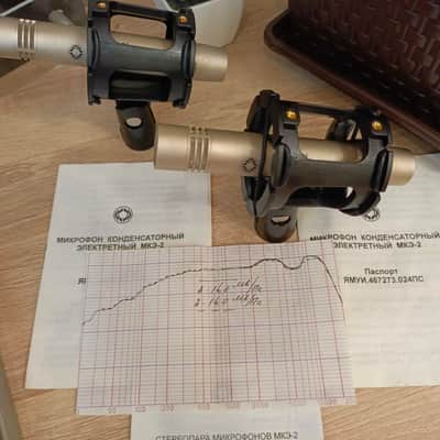 condenser VTG microphone pair Oktava MKE-2 XLR image 13